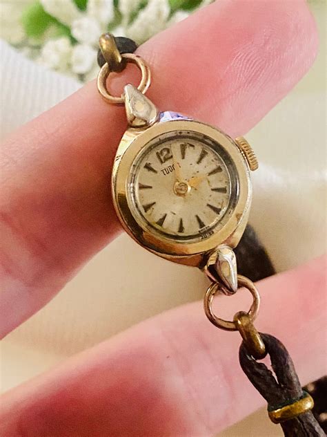 rolex vintage 18k gold tudor rose ladies watch|vintage women's rolex watches 1960s.